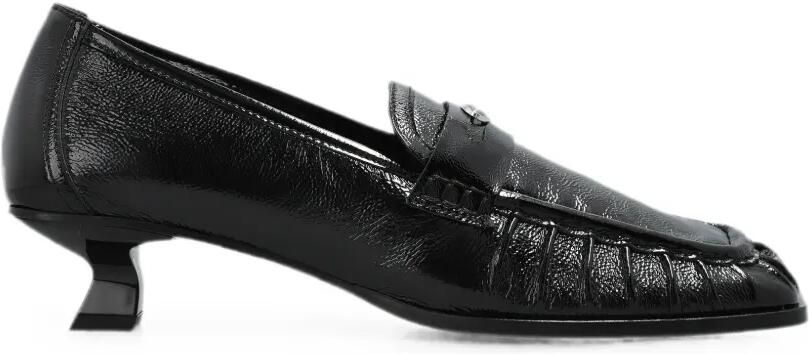 Diesel D-Amber lakleren pumps Zwart