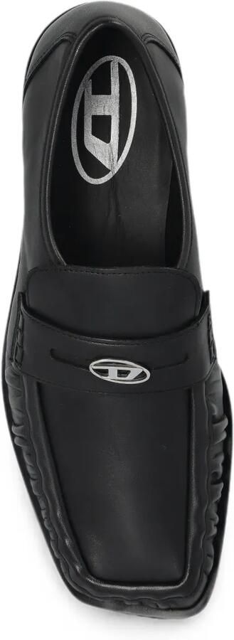 Diesel D Amber leren loafers Zwart - Foto 3