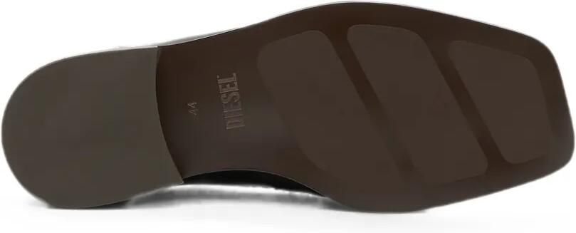 Diesel D-Amber penny loafers van leer Bruin - Foto 4