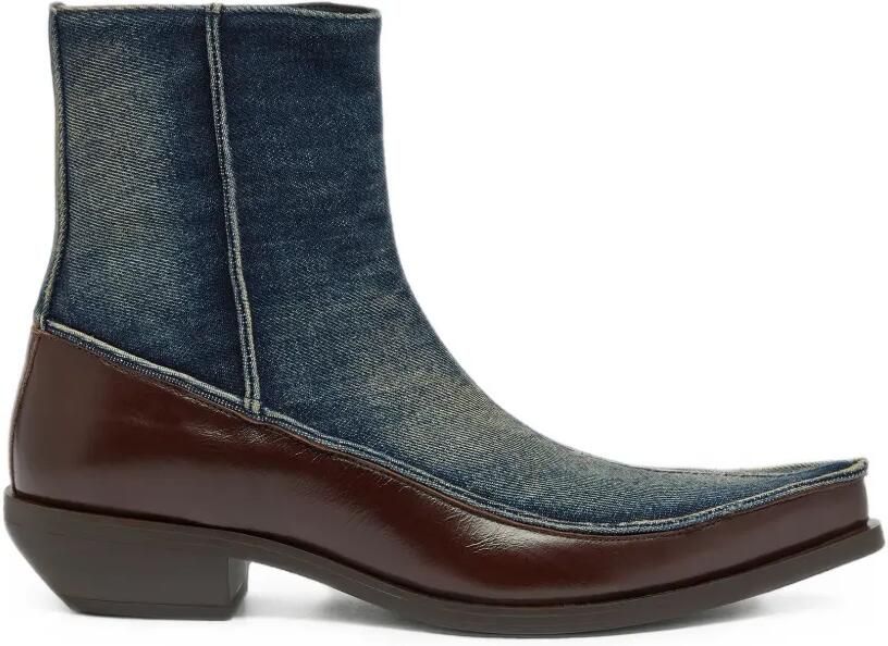 Diesel D-Frido enkellaarzen Blauw