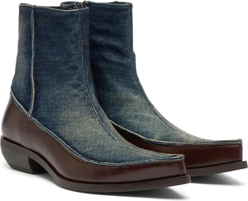 Diesel D-Frido enkellaarzen Blauw - Foto 3