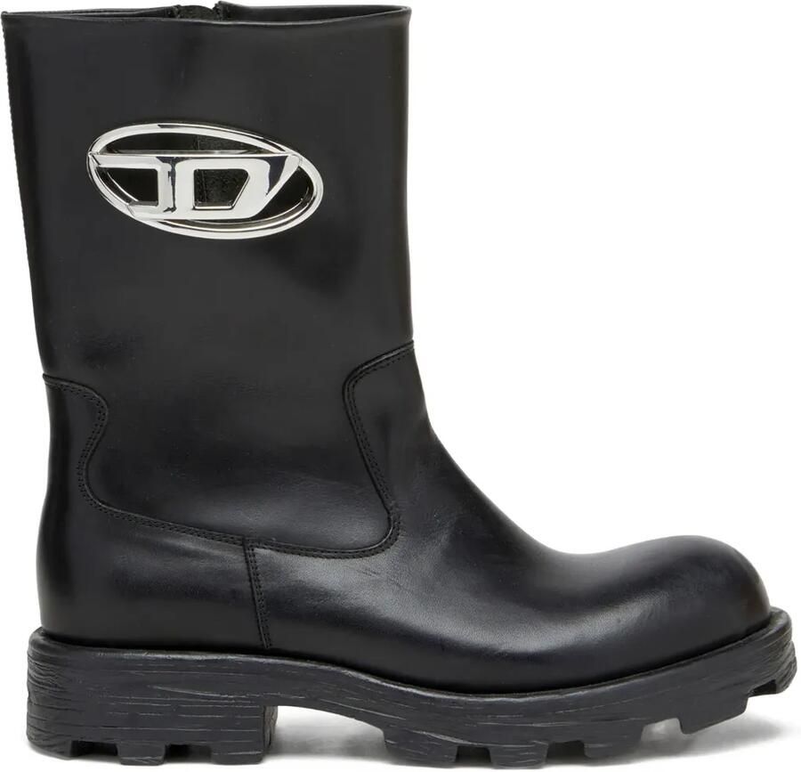 Diesel D-Hammer Bkr D leren laarzen Zwart