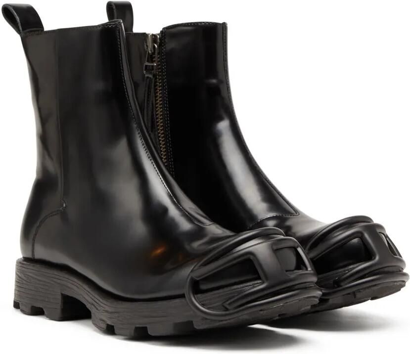 Diesel D-Hammer Bt Zip D enkellaarzen Zwart - Foto 3