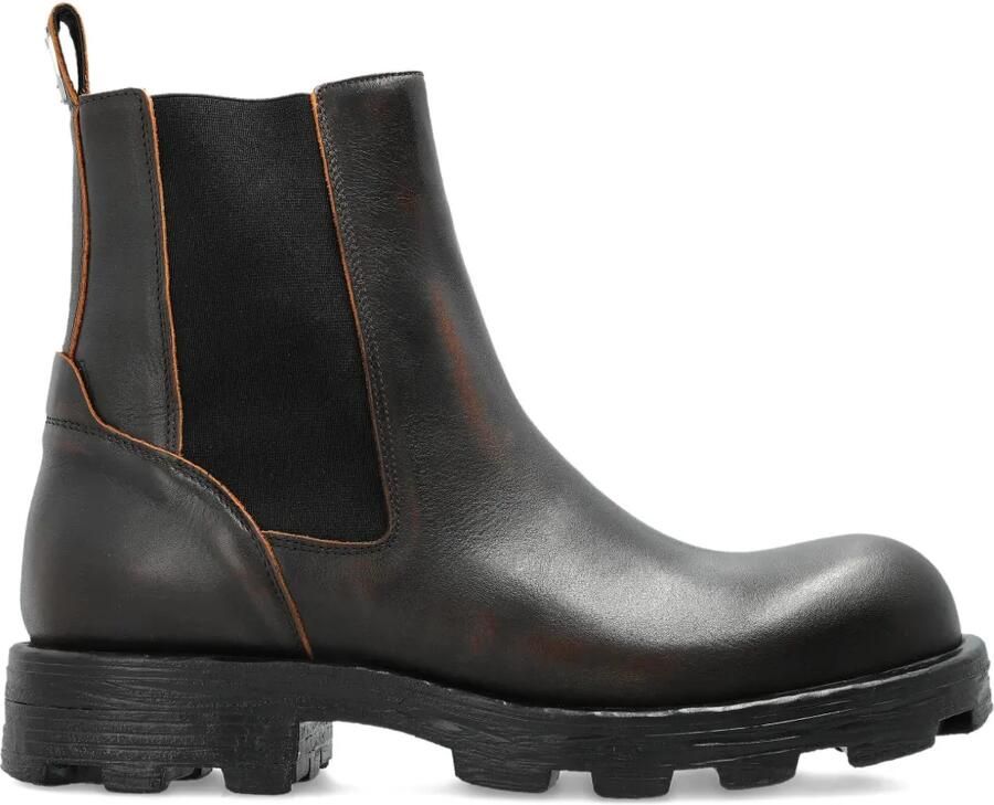 Diesel D-Hammer Ch laarzen met chunky zool Bruin