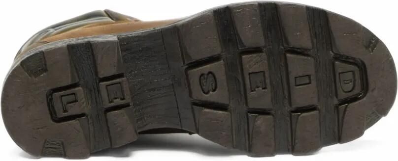 Diesel D-Hammer combat boots on distressed suede Bruin - Foto 5