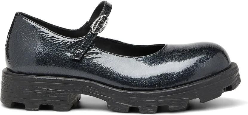 Diesel D-Hammer lakleren ballerina's Zwart
