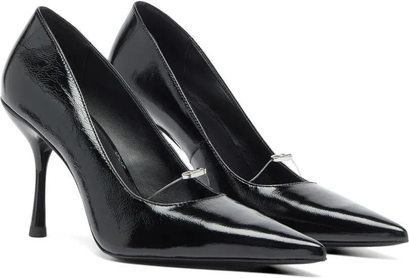 Diesel D-Jewels leren pumps Zwart - Foto 5