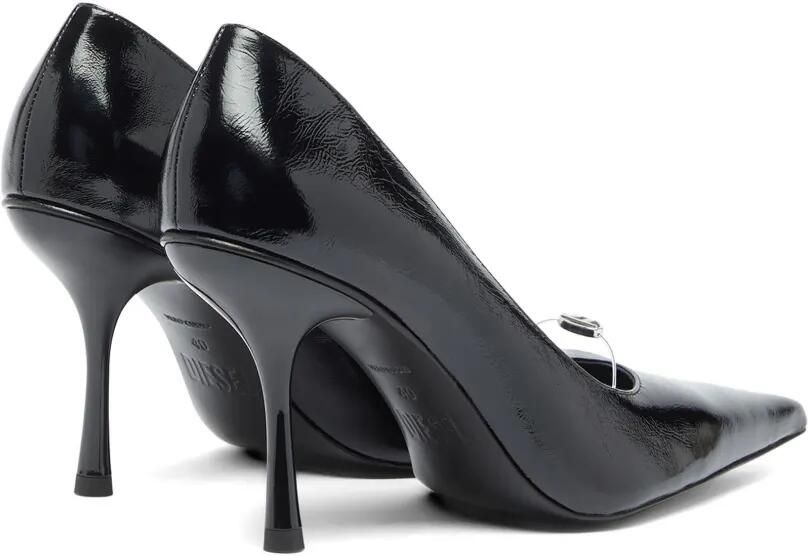 Diesel D-Jewels leren pumps Zwart - Foto 4