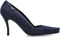 Diesel D-Lucette denim pumps Blauw - Blauw
