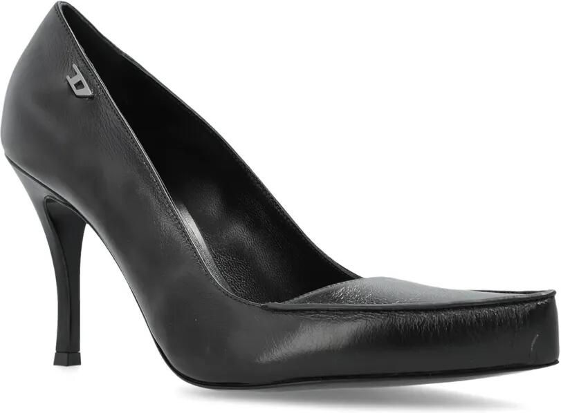 Diesel D-Lucette-Pumps leren pumps Zwart - Foto 4
