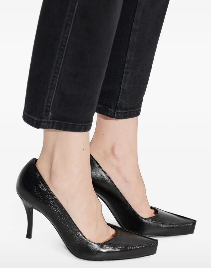 Diesel D-Lucette-Pumps leren pumps Zwart - Foto 2