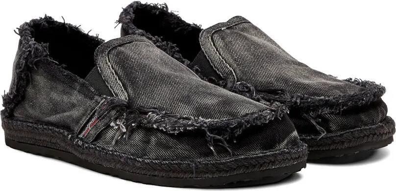 Diesel D-Lukas loafers met franje Zwart - Foto 3