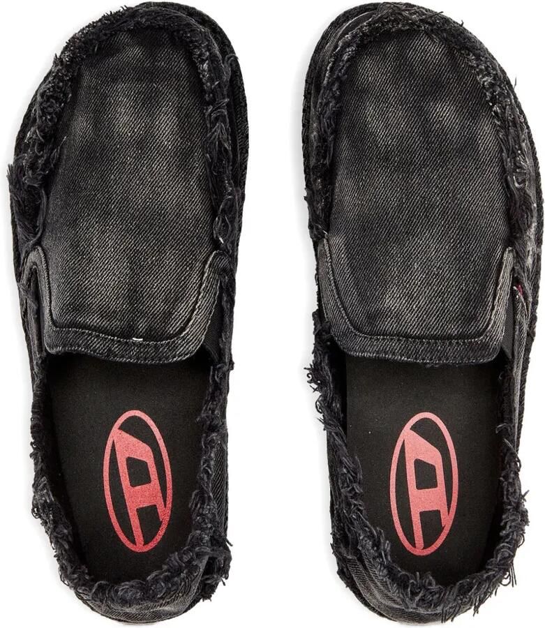 Diesel D-Lukas loafers met franje Zwart - Foto 2