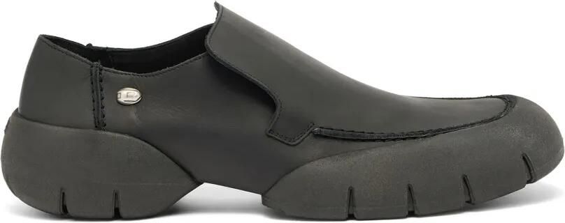 Diesel D-Mathieu leren loafers Zwart