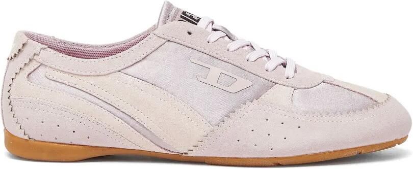 Diesel D-Mile-Flat sneakers met suède overlay Roze