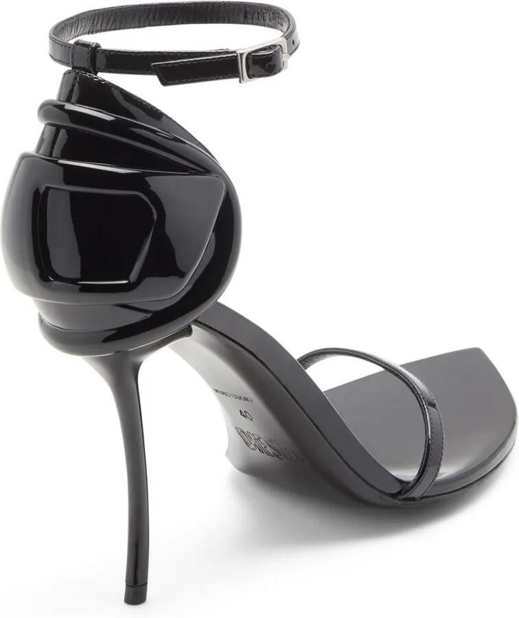 Diesel D-Ten & Half leren sandalen Zwart - Foto 3