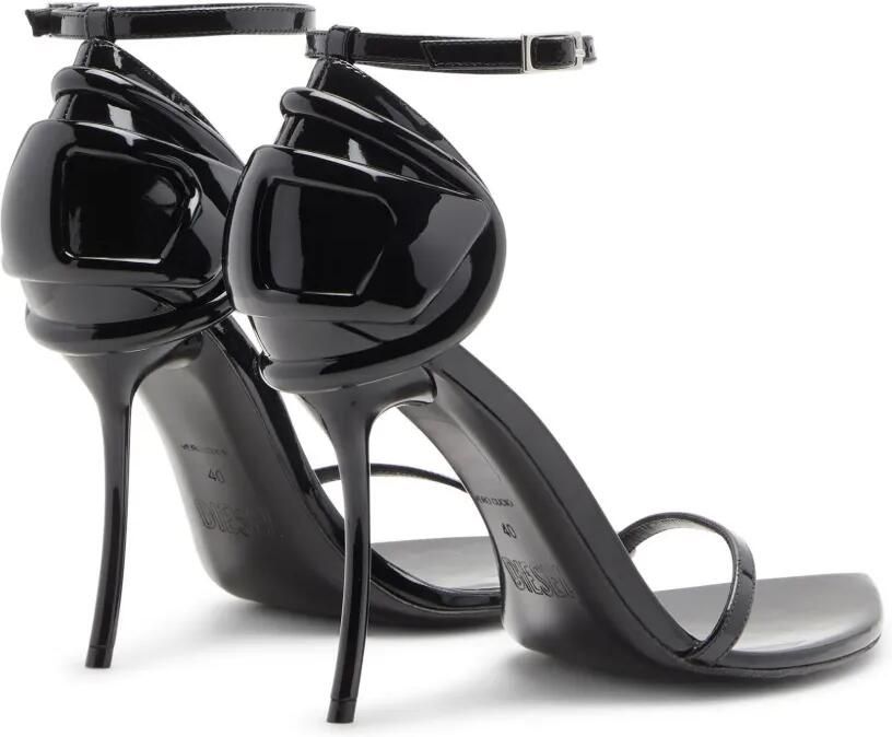 Diesel D-Ten & Half leren sandalen Zwart - Foto 5