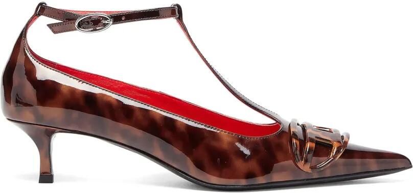 Diesel D-Venus Kittie pumps met T-bandje Bruin