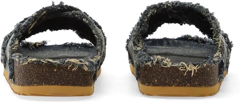 Diesel D-Woodstock sandalen met franje Blauw - Foto 3