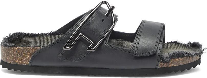 Diesel D-Woodstock sandalen met gesp Zwart