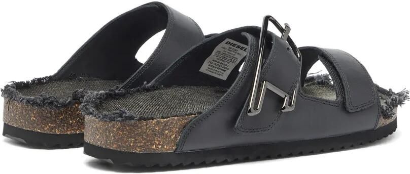 Diesel D-Woodstock sandalen met gesp Zwart - Foto 3