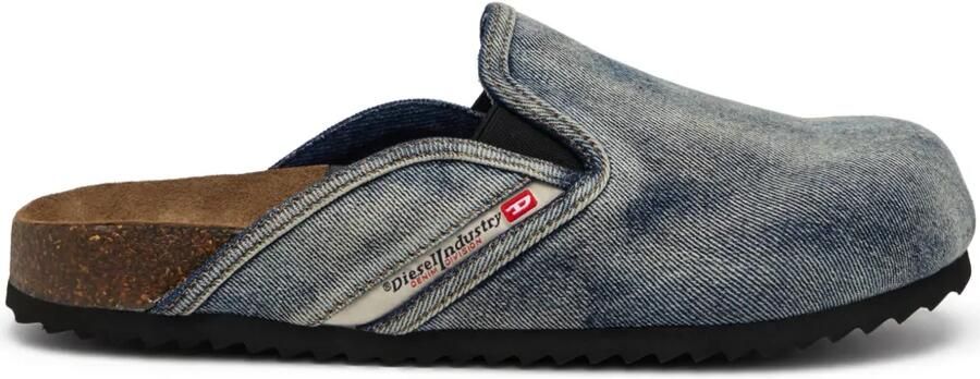 Diesel D-Woodstock slippers Blauw