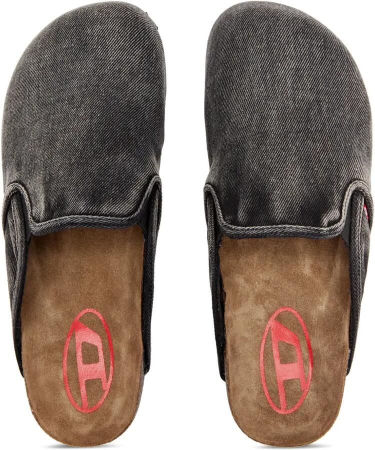 Diesel D-Woodstock slippers Grijs - Foto 2