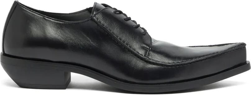 Diesel Derby schoenen met puntige neus Zwart