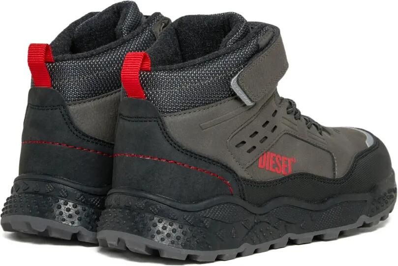 Diesel Kids Laarzen met klittenband en veters Grijs - Foto 3