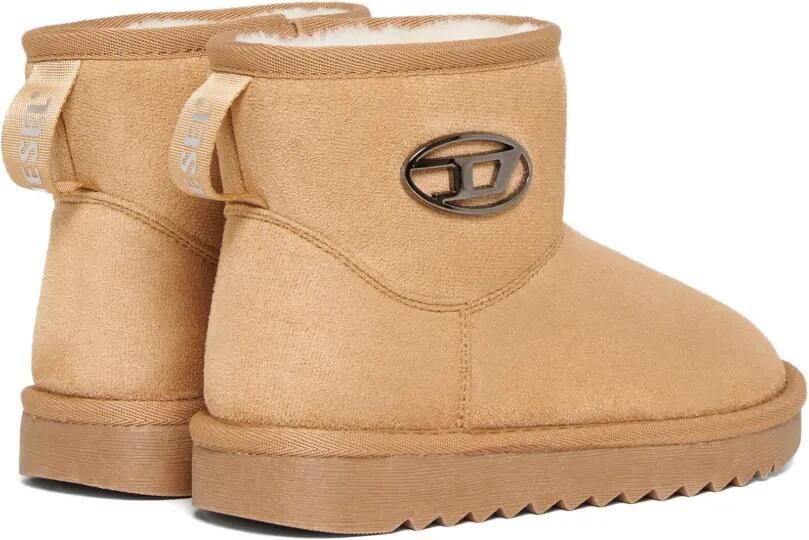 Diesel Kids Laarzen met logoplakkaat Beige - Foto 4