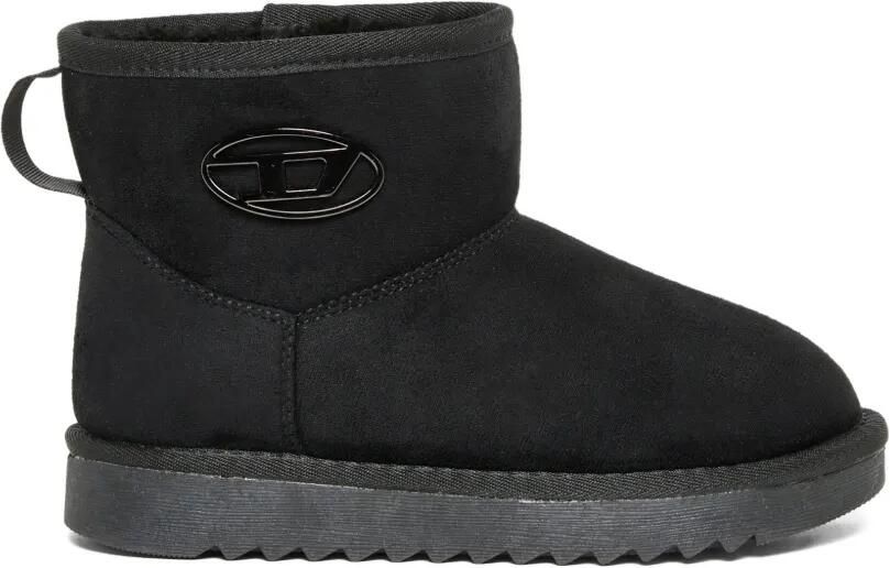 Diesel Kids Laarzen met logoplakkaat Zwart - Foto 4