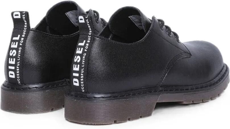 Diesel Kids Loafers met veters Zwart - Foto 3