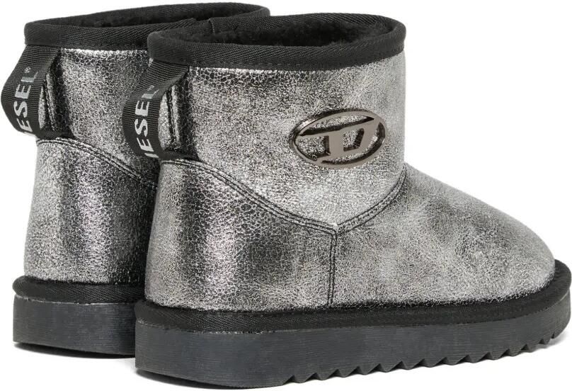 Diesel Kids Oval D enkellaarzen Zilver - Foto 3
