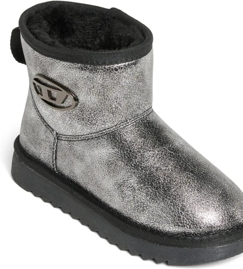 Diesel Kids Oval D enkellaarzen Zilver - Foto 2