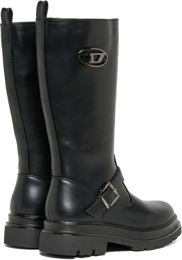 Diesel Kids Oval D laarzen met gespsluiting Zwart - Foto 3