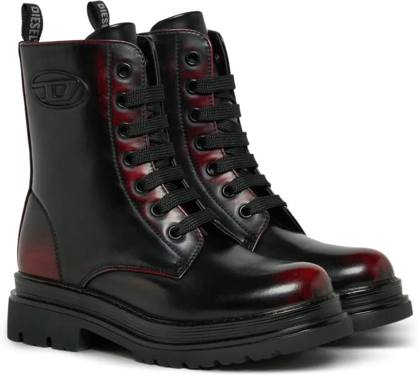 Diesel Kids Oval D veterlaarzen Zwart - Foto 2