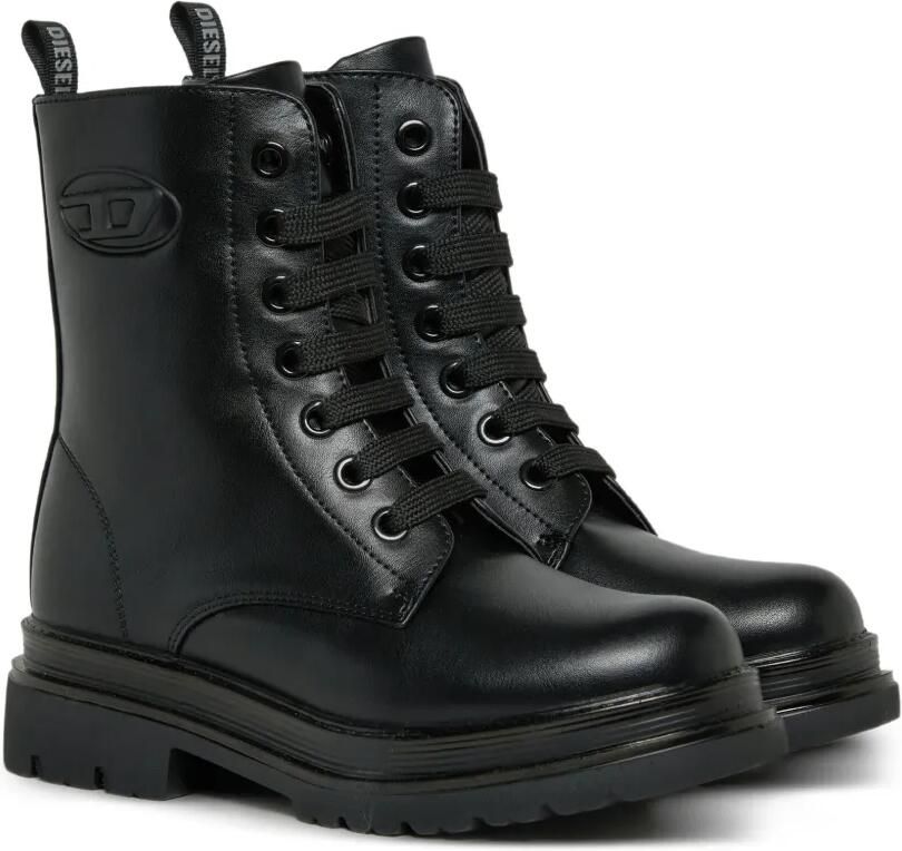Diesel Kids Oval D veterlaarzen Zwart - Foto 3