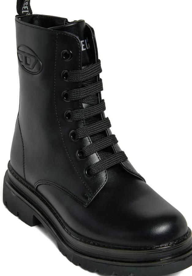 Diesel Kids Oval D veterlaarzen Zwart - Foto 4