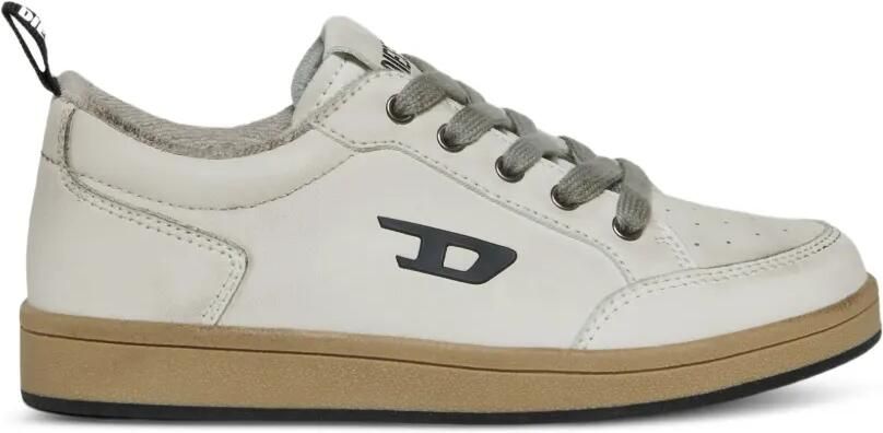 Diesel Kids S-Kirjy sneakers met logopatch Beige - Foto 4