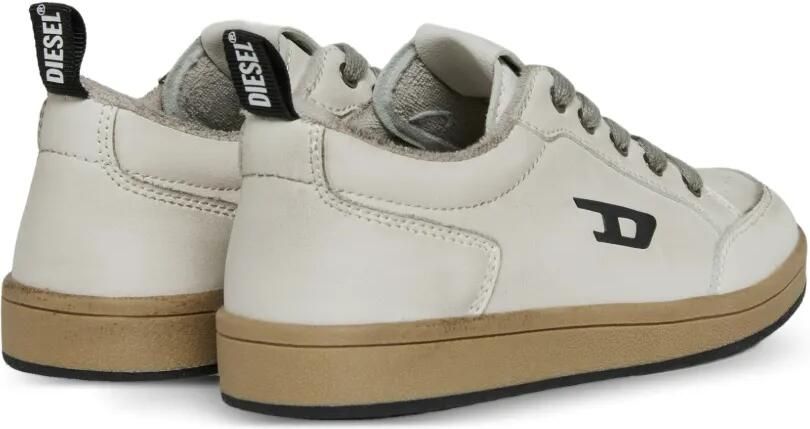 Diesel Kids S-Kirjy sneakers met logopatch Beige - Foto 3
