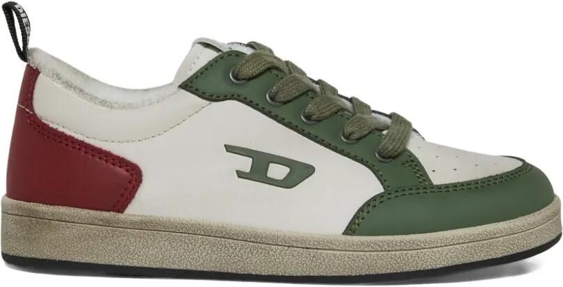 Diesel Kids S-Kirjy sneakers met logopatch Wit