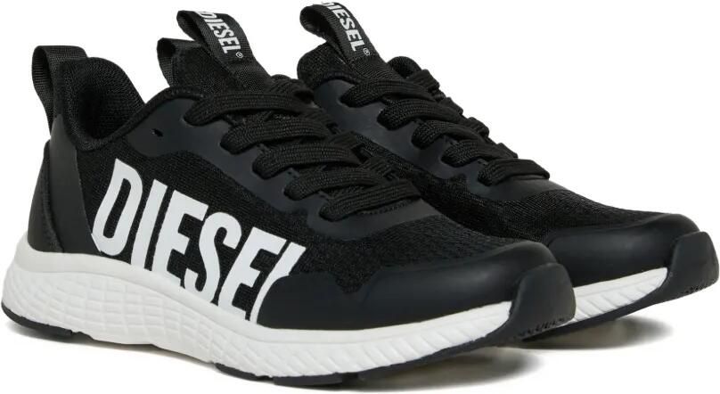 Diesel Kids S-Runcout logoprint sneakers Zwart - Foto 4