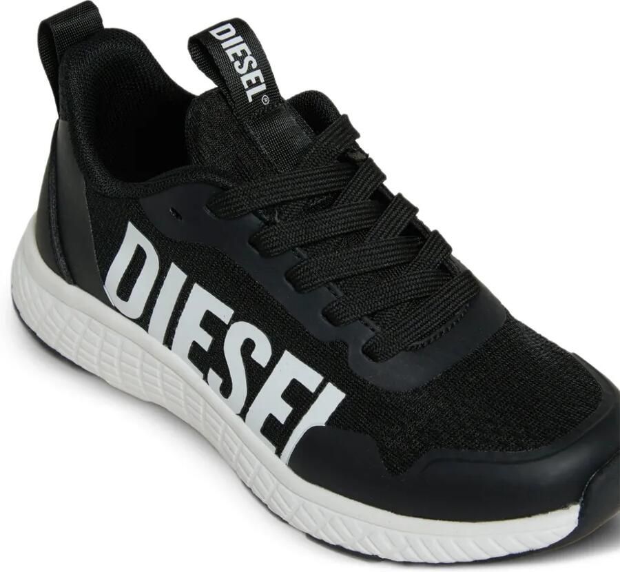 Diesel Kids S-Runcout logoprint sneakers Zwart - Foto 2