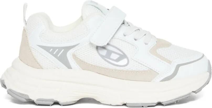 Diesel Kids Sneakers met klittenband Wit - Foto 4