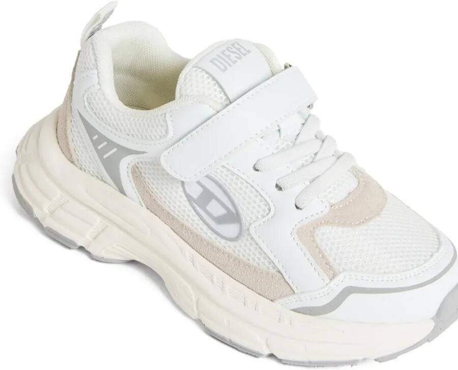 Diesel Kids Sneakers met klittenband Wit - Foto 2