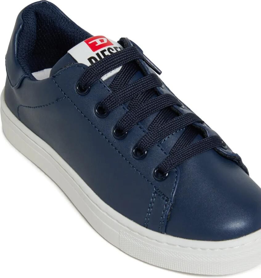 Diesel Kids Sneakers met logo Blauw - Foto 2