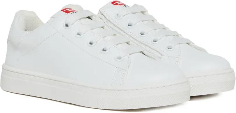 Diesel Kids Sneakers met logo Wit