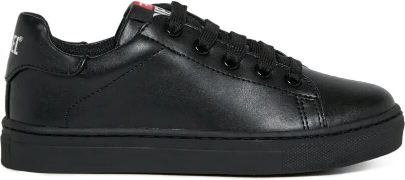Diesel Kids Sneakers met logo Zwart - Foto 4