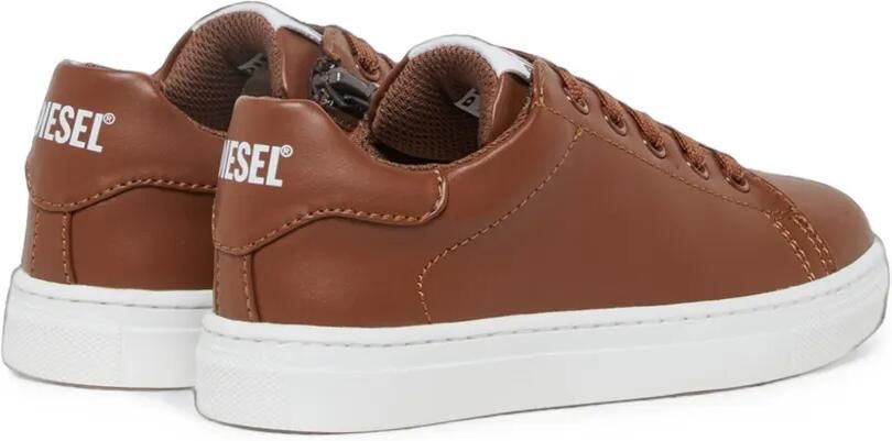 Diesel Kids Sneakers met logopatch Bruin - Foto 3