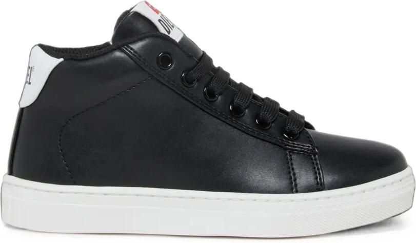 Diesel Kids Sneakers met logopatch Zwart - Foto 4